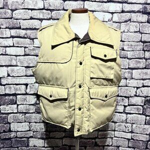 Adventure Gear Khaki Insulated Down Vest Size XL